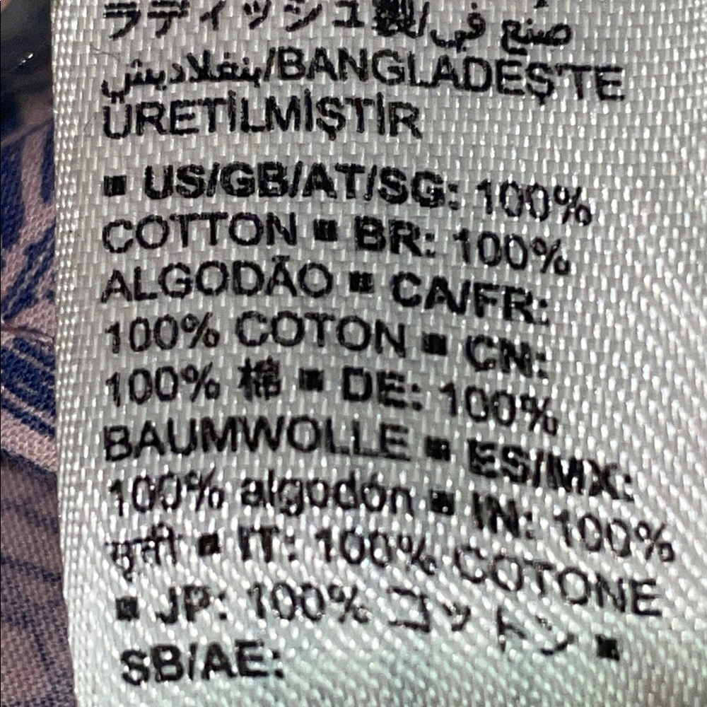 Goodthreads Short Sleeve Button Down Pink & Blue … - image 7